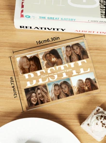 1 pièce Plaque acrylique personnalisée avec photo et texte personnalisé. Cadeau unique pour elle/lui, idéal pour la Saint-Valentin, la Fête des Mères, les anniversaires, les graduations, les mariages, la Fête des Pères. Pour la Saint-Valentin, pour la Fête des Mères, pour les anniversaires, pour la Fête des Enfants, pour la Fête des Pères, pour les graduations, pour les mariages, pour le réchaufement de maison, école, maison, bureau, personnalisé, unique, cadeaux idéaux pour lui, pour les anniversaires, pour la Saint-Valentin, pour la Fête des Mères, pour les mariages, pour le réchaufement de maison, Slow Summer Living