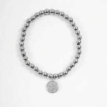 1pc Stainless Steel San Benito Medal Bracelet For Women Gold/Silver Color Metal St Benedict Cross Bracelet 5mm Bead Chain - Saint - View 6
