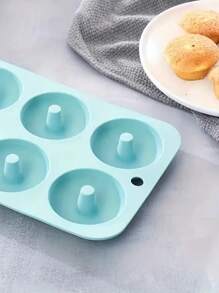 6pcs/Set Silicone Baking Tools Kit, Non-Stick Baking Trays, Cake, Bread, Muffin, Toast, Mousse Molds - Suitable For Christmas, Halloween, Easter, Kitchen Baking Tools