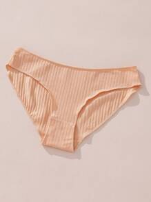 Ning xue yan ying 8 件/套女士多色休闲简约运动风格纯色低腰三角裤，高弹力大码三角裤 - 彩色 - 查看 6