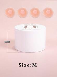 Băng dán ngực trong suốt 2,5cm/3,8cm/5cm/7,5cm/10cm thời trang nâng ngực Băng dán ngực vô hình Áo ngực cho phụ nữ mặc váy hoặc quần áo nâng ngực - Trong sáng - Xem 17