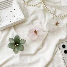 清新简约的 Ins 风格花朵手机气囊支架，带可伸缩纯色莲花桌面支撑架，方便携带，兼容 、Android 手机，生日、家人、朋友的礼物，推拉式手机握把、手机支架、手机配件 - 彩色 - 查看 5