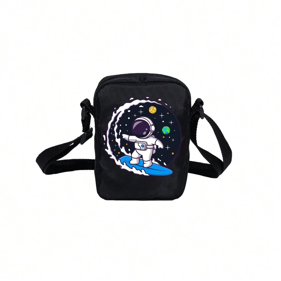 Shoulder Bag Men's Women's Crossbody Children's Prints "Astronaut 3" - Nhiều màu - Xem 1