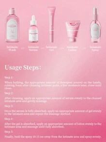 Set de 5 piezas de cuidado íntimo para mujeres, que nutre y cuida la zona íntima, satisface las necesidades de cuidado íntimo con hidratación y mantenimiento, aceite hidratante, aceite de cuidado íntimo, nutrición profunda, hidratación duradera, textura brillante y suave, mejora la sequedad, hidratación nocturna, aceite de cuidado íntimo, fragancia fresca y romántica, reviviendo los años de juventud - Multicolor - Ver 5