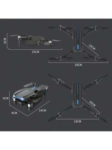 E99MAX Smart Drone: Optical Flow Positioning, Gesture Photo, Gravity Sensing, Supports Path Flight & Multi-Mode Control.