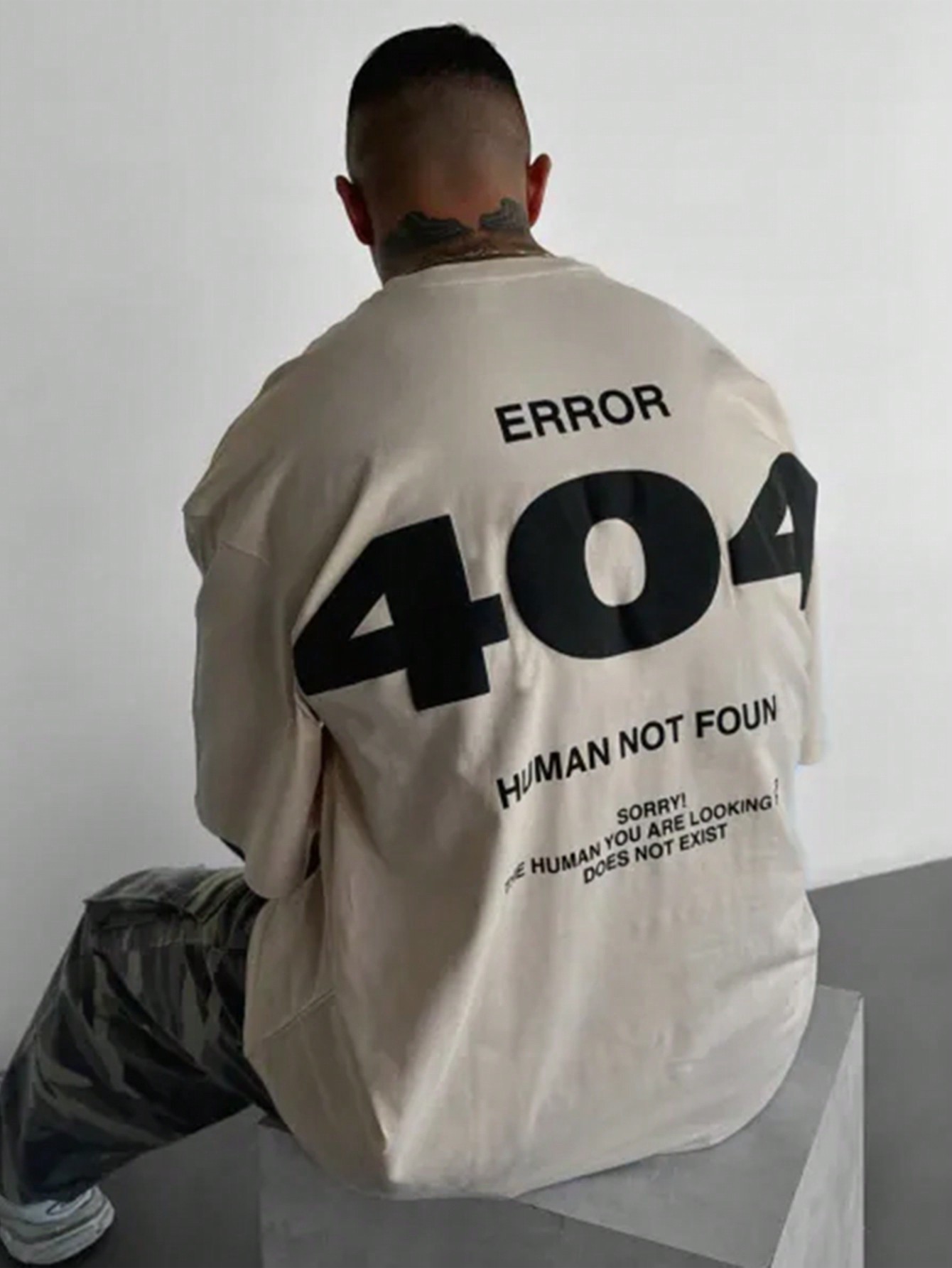 Men's Summer Casual Numeric Print Round Neck Short Sleeve T-Shirt