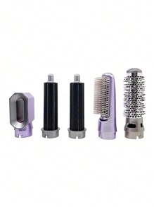 5 In 1 Electric Hair Dryer Brush 110V - A206 - Purple - View 2