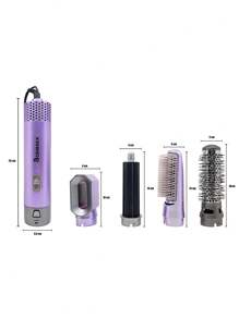 5 In 1 Electric Hair Dryer Brush 110V - A206 - Purple - View 5