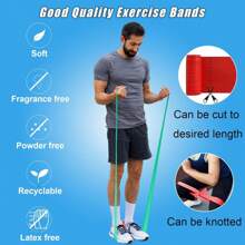 Yoga Sport Weerstandsbanden Pilates Training Fitness Oefening Thuis Gym Elastische Touwband Natuurlijke Rubber Latex Yoga Accessoires