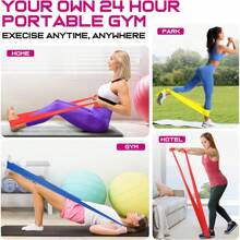 Yoga Sport Weerstandsbanden Pilates Training Fitness Oefening Thuis Gym Elastische Touwband Natuurlijke Rubber Latex Yoga Accessoires
