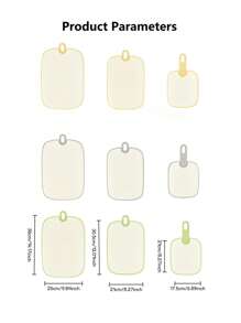 1PC Multifunctional Double-Sided Cutting Board, Kitchen Can Hang Anti Slip Thickened Classification Cutting Board, Vegetable, Fruit And Meat Cutting Board - Yellow - View 7