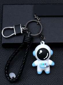 54 件宇航员太空派对礼品 18 套，含宇航员太空钥匙扣、星月欧根纱袋、感谢卡夫标签，用于派对用品奖励生日婚礼性别公开礼物用品 - 彩色 - 查看 5