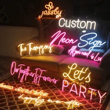 1pc Customizable LED Neon Sign - Adjustable Brightness, Personalized Message, USB Powered With Switch, Wall Hanging - Ideal Gift For Mother's Day, Father's Day, Wedding Anniversary, Bedroom, Party, Game Room, Bar Decor, Valentine's Day, Led Name Signs Personalized, Galentines Party Favors,Colorful,Kawaii,Minimal Chic,Cute,Custom,Personalized,Unique,Ideal Gifts For Him,Ideal Gifts For Her,Her,Boyfriend,Girlfriend,Family,Friends,Nightlight,Neon Lights,Home Goods,Room Decor,Holiday Decor,For Anniversaries,For Birthdays,For Weddings