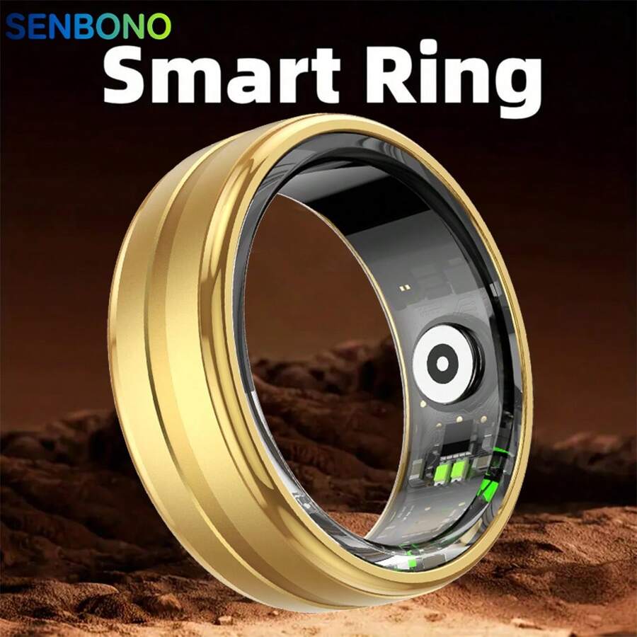 ANBIGUO - ANNEAU VIBRANT ADRIANO COMPATIBLE AVEC LA TECHNOLOGIE SANS FIL WATCHME