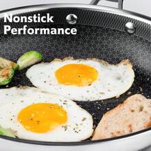 SNOWCLAD Pots And Pans Set Non Stick, 10 Pcs Hybrid Stainless Steel Cookware Sets, Non Stick Frying Pans, Saucepans, Saute Pan & Stock Pot, PFOA Free Kitchen Skillet,Induction Compatible - 1 - 查看 4