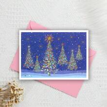 Thiệp Giáng sinh vui nhộn cho bạn bè, Thiệp ngày lễ vui nhộn cho cô ấy, Thiệp Giáng sinh vui nhộn cho anh ấy, Thiệp ngày lễ vui vẻ, Lời chúc đặc biệt, Cây thông Noel - nhiều màu - Xem 6