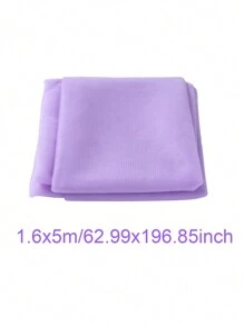 1pc 315inch Purple Sheer Fabric Draping,Chiffon Ceiling Drapes,Romantic Wedding Ceremony Decor,Gauze Curtain Multi-Purpose Fabric,Outdoor Wedding Decor, Bridal Shower Decor, Wedding Reception Decor,Birthdays Party Decor,Background Yarn For Wedding Archway,Party Background Decoration