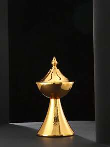 ALMAMARA 1pc, Gold Silver Incense Burner, Style, Iron Craft,For Rama Decorations ,Rama Decorations Kareem,Rama Decorations Mubarak,Rama Mubarak,Rama Al-Fitr,Suitable For Home Decoration, Office, Living Room, Living Room, Kitchen, Banquet Necessary Rama Gifts Birthday Graduation - Multicolor - View 19