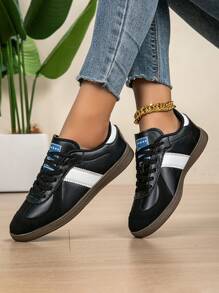 Nuevos zapatos deportivos de moda casual y retro, zapatos planos de lujo bicolor, zapatos de pareja estudiantil, zapatos, regalo de Navidad, Acción de Gracias, Año Nuevo