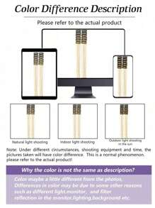 12 Pieces Clip-In Medium Straight Hair Synthetic Hair Clips, Fashion Party Girls Blonde Hair Silk Hair Clips, Colorful Glitter Hair Clips, Dazzling Hair Accessories For Holiday Gift Party With Family And Friends Christmas Gifts