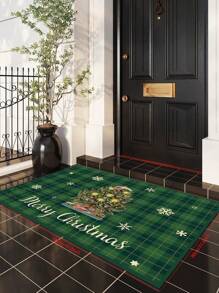 1 件圣诞树圣诞装饰海绵垫 - 易于清洁，可机洗地毯，柔软舒适的地毯，适用于卧室、客厅、室内装饰地毯 - 彩色 - 查看 6