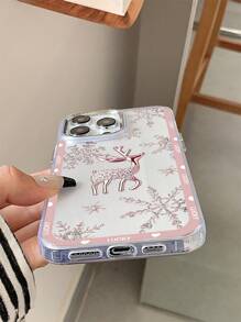 Ốp lưng Apple Winter Creative Snowflake Fawn tương thích với iPhone15/14/13/12/11/Xsm/Xr/Xs/X/7, đơn giản, sang trọng nhẹ nhàng, doanh nhân cao cấp, chống bụi bẩn - Nhiều màu - Xem 4