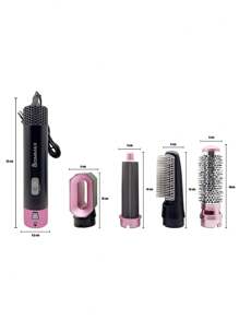5 In 1 Electric Hair Dryer Brush 220V - A206 - Bụi tím - Xem 4