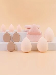 12pcs Multi-Functional Makeup Sponge Set, Meets Your Makeup Needs, Various Styles Of Makeup Sponges To Help You Effortlessly Apply Makeup - Multicolor - View 14