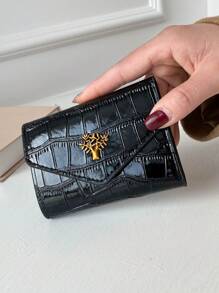 Ví gấp gọn thích hợp cho việc đi lại hàng ngày và quà tặng du lịch cho phụ nữ - màu đen - Xem 1