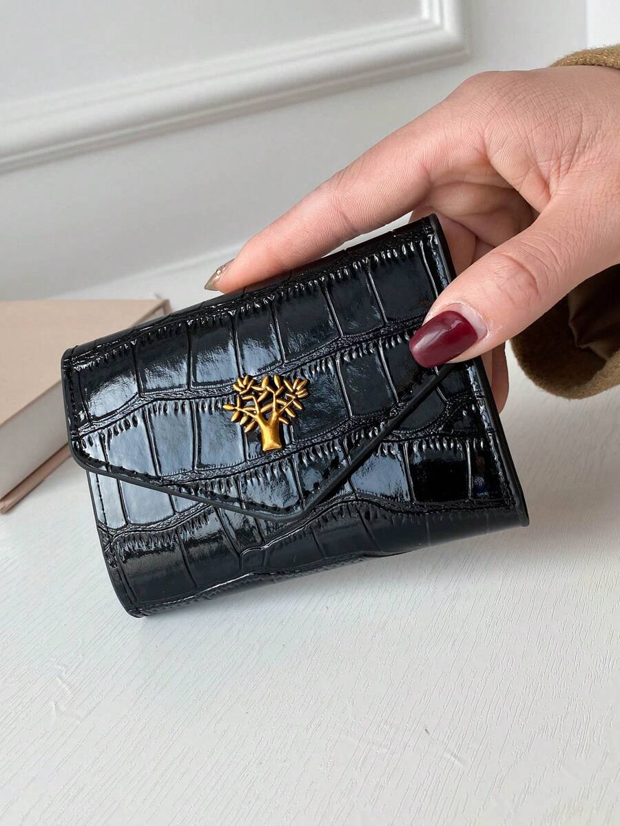 Ví gấp gọn thích hợp cho việc đi lại hàng ngày và quà tặng du lịch cho phụ nữ - màu đen - Xem 1