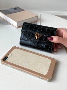 Ví gấp gọn thích hợp cho việc đi lại hàng ngày và quà tặng du lịch cho phụ nữ - màu đen - Xem 6