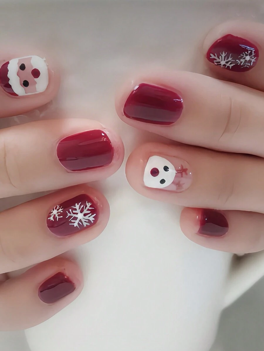 Nâng cấp ngay diện mạo của bạn với 24 chiếc móng tay giả kiểu Pháp đính đá hình quan tài dài tuyệt đẹp, che phủ toàn bộ móng tay giả cho phụ nữ và trẻ em gái Bao gồm 1 tờ keo dán & 1 tệp keo thạch mini được giao ngẫu nhiên - Nhiều màu - Xem 1