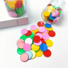 100/40 pezzi Gettoni colorati per contare, materiale didattico per matematica, perline per contare e ordinare, gadget per feste senza elettricità, strumento per apprendimento domestico, materiale didattico scientifico, giocattoli per bambini in confezione multipla, accessori per la classe, strumenti Montessori, articoli per il ritorno a scuola
