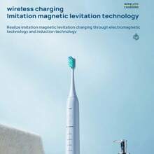 Panasonic EW-DC01  Electric Toothbrush, Magnetic Levitation  Vibration, IPX7 Waterproof, Wireless Charging, Peach Pink Color - bột đào - Xem 3