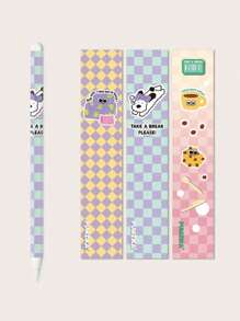 3pcs Cute Cartoon Animals Apple Pen Skin Stickers, Made Of High Quality Waterproof And Scratch-Resistant PVC Material Compatible With Apple Pen (Pencil2), Add Personalized Decoration And Protect The Surface Of The Apple Pen, Ready To Peel And Stick, 6.25x3.85 Inches