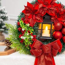 1 Pc Novos Enfeites de Natal Cena Decoração Adereços Jesus Guirlanda de Natal Porta Pendurada, Enviar Amigos, Enviar Presentes para a Família