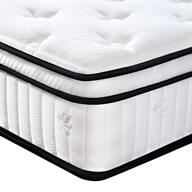 DlandHome 10/12" Innerspring Mattress, Boxed Mattress, Powerful Edge Support, Medium Firm 4 Mattress Sizes, In A Box, White