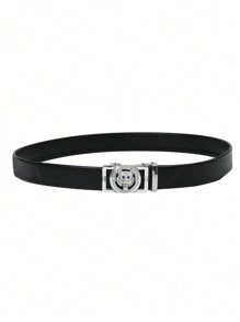 Cinturón automático de decoración de lobo para hombre, para fiestas - Negro - Ver 5