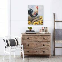 1pc Farmhouse Decor, Autumn Farm Scene Wall Painting, Country Artwork, Rustic Wall Art, Wheat Field Straw On Canvas For Kitchen Decorative Art Painting Beautiful Decorative Gift For Home Living Room Kitchen Dining Room Office Bedroom Bathroom Decor, Framed And Ready To Hang.