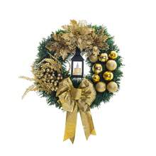 1 Pc Novos Enfeites de Natal Cena Decoração Adereços Jesus Guirlanda de Natal Porta Pendurada, Enviar Amigos, Enviar Presentes para a Família
