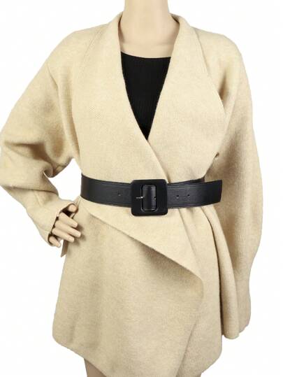1pc Fashion Versatile Korean Style Button Waist Belt, Suitable For Decorating Dresses And Other Apparel
