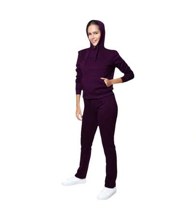 Conjunto CASUAL TELA LIGERA Para Dama Con Jogger CORTE RECTO Y Sudadera Bordada Con Capucha (diferentes bordados) LS2023SIN