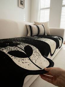 1 szt. Pokrowiec na sofę Chenille, przyjazny dla zwierząt domowych i psów, pokrowiec na sofę, antypoślizgowy pokrowiec na sofę, pokrowiec ochronny na meble, uniwersalny na cztery pory roku, odpowiedni do sypialni, biura, salonu, dekoracji domu