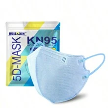 10pcs/Pack Adult 3D Stereo Fashionable Facemasks, 4-Layer 5D KN95 Protection