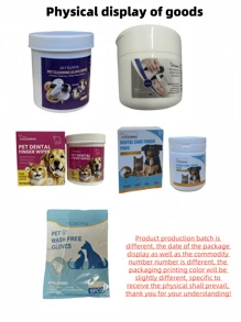YEGBONG 1pc Finger Wipes For Ear Cleaning For Dogs, Cats And Pets, Removes Dirt
