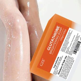 Jabón de glutation GZE para aclarar y blanquear la piel, hecho a mano, para el rostro y el Body, que ilumina, refresca, hidrata, suaviza y reduce suavemente las manchas oscuras
