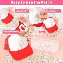 26 Pcs Pearl Rhinestone Letter Patches, Self Adhesive Pearl Rhinestone Letter Patches A-Z Bling Rhinestone Letter Stickers Glitter Rhinestone Alphabet Appliques Initial Letter Sticker, Pearl Letters Patches Stick For DIY Clothes Bags Hats Backpacks - Multicolor - View 5