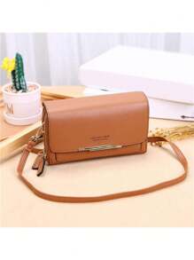 1pc Mini (18*10*6cm) RFID Women PU Leather Multifunctional Large Capacity Shoulder Bag Midsize Clutch Wallet Crossbody Bag Crossbody Phone Strap With Wallet Sling Phone Case Side Bags Christmas Gifts Gift Thanksgiving Vintage For Women Wallet Purse Wallet