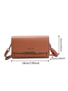 1pc Mini (18*10*6cm) RFID Women PU Leather Multifunctional Large Capacity Shoulder Bag Midsize Clutch Wallet Crossbody Bag Crossbody Phone Strap With Wallet Sling Phone Case Side Bags Christmas Gifts Gift Thanksgiving Vintage For Women Wallet Purse Wallet