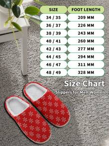 Women's Custom Name Home Slippers, Christmas Snowflake Designed Lightweight Comfortable Soft Bottom Home Slippers For Women, Personalized Christmas Gift For Mom/Dad/Her/Him/Girlfriend/Boyfriend/Wife/Husband/Friend - White - View 6